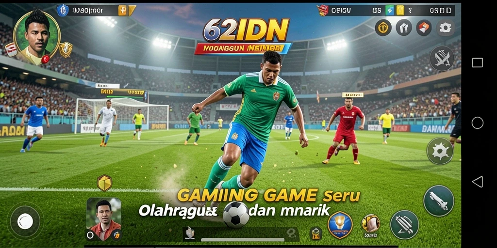 Gameplay seru di 62IDN menampilkan pertandingan olahraga menarik.