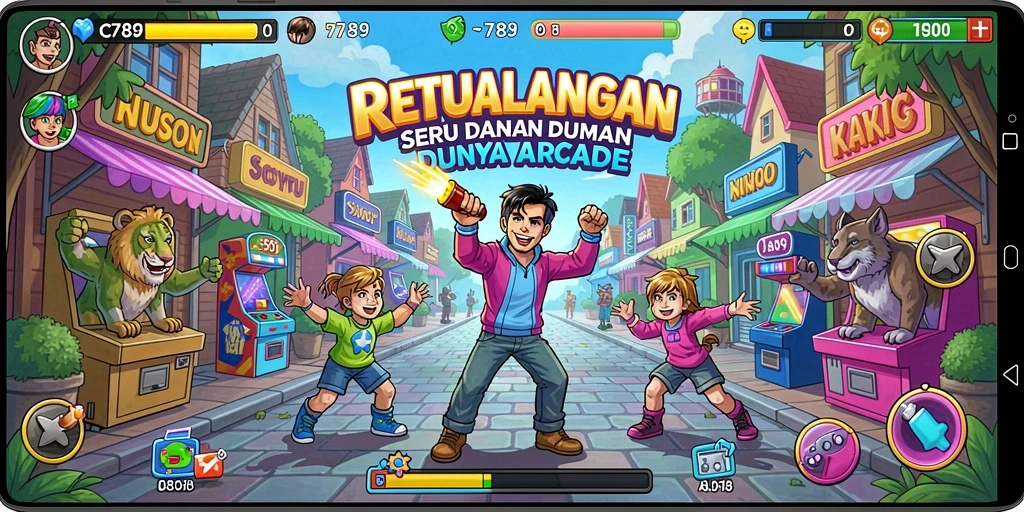 Screenshot C789 menampilkan momen gameplay yang penuh aksi dan tantangan arcade.
