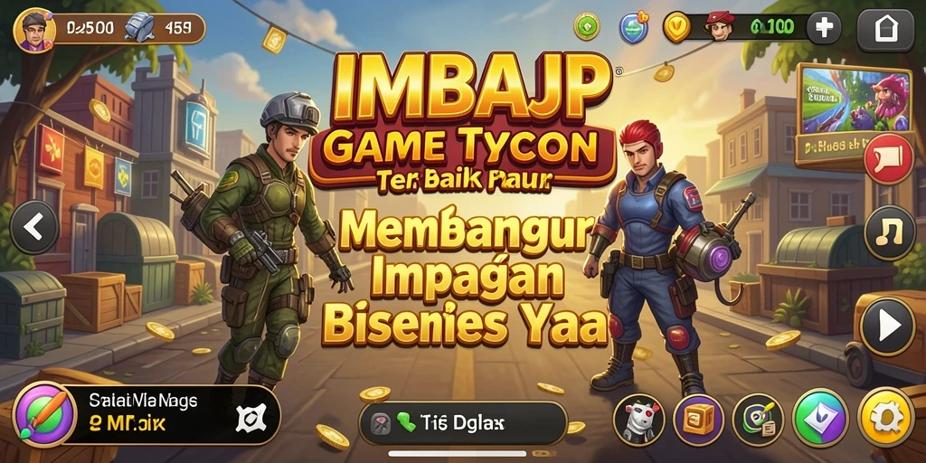 Tampilan gameplay Tycoon yang menarik dan mendetail dari IMBAJP.