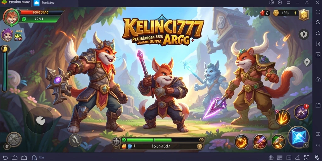 Screenshot dari gameplay seru di KELINCI777