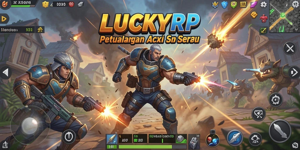 Screenshot gameplay LUCKYRP yang menampilkan aksi seru dan mendebarkan.