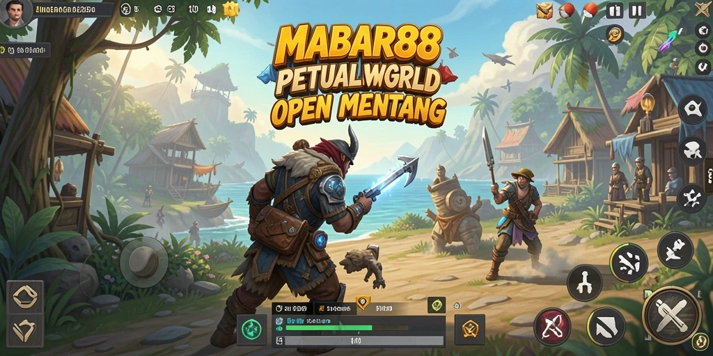Tampilan gameplay seru dari MABAR88 dalam dunia Open World.