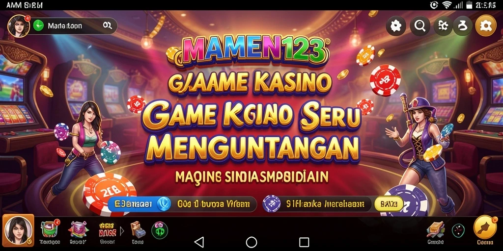 Tampilan gameplay seru dan menegangkan di MAMEN123.