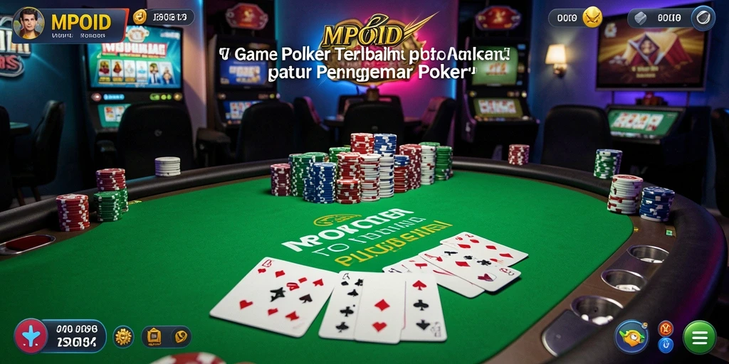 Tampilan gameplay seru dari aplikasi MPOID dengan fitur interaktif Poker.