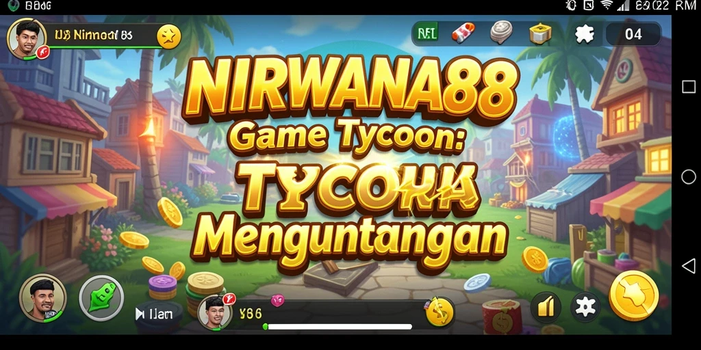 Screenshot menampilkan gameplay seru NIRWANA88 dengan elemen Tycoon.