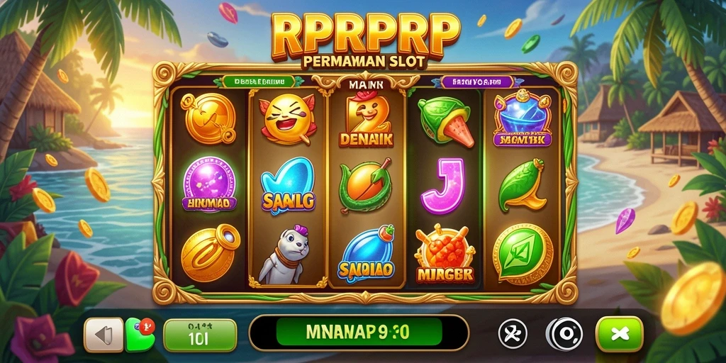 Tampilan gameplay menarik dari RPRPRP dengan berbagai fitur slot.