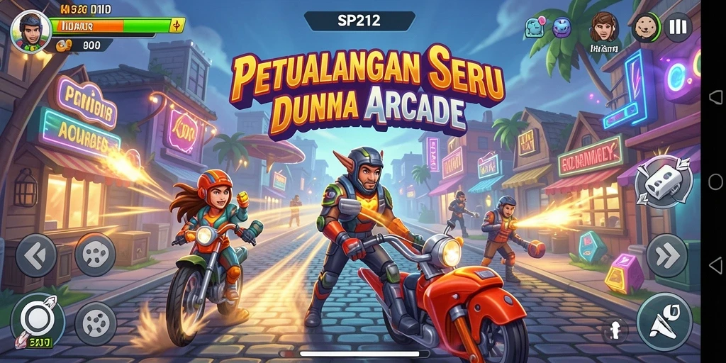 Gameplay seru SP212 dengan tantangan yang mengasyikkan.
