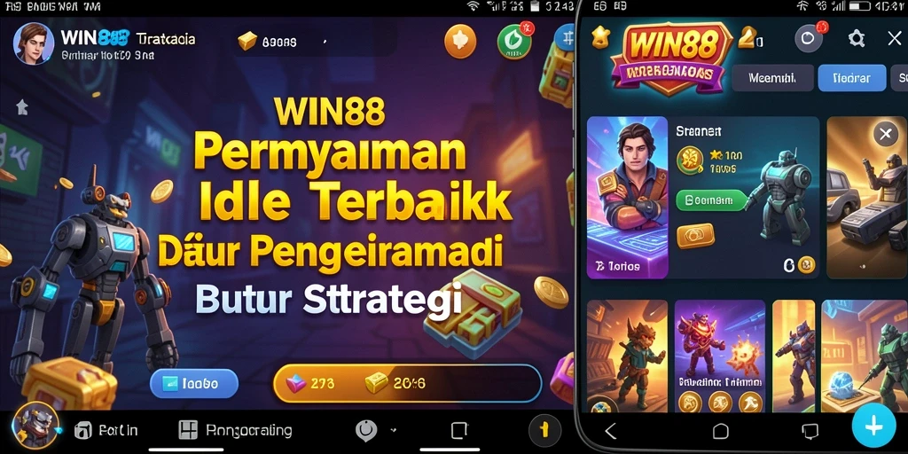 Tampilan gameplay Idle yang menarik dan interaktif.